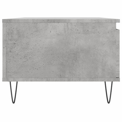 Tavolino Salotto Grigio Cemento 90x50x36,5 cm Legno Multistrato | homemem39