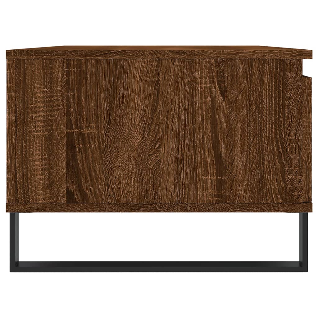 Tavolino da Salotto Rovere Marrone 90x50x36,5 cm in Multistrato | homemem39