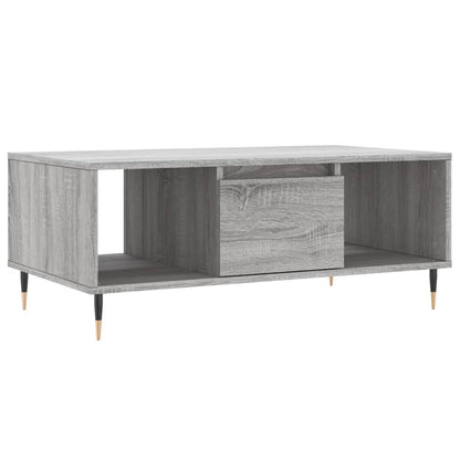 Tavolino Salotto Grigio Sonoma 90x50x36,5 cm Legno Multistrato | homemem39