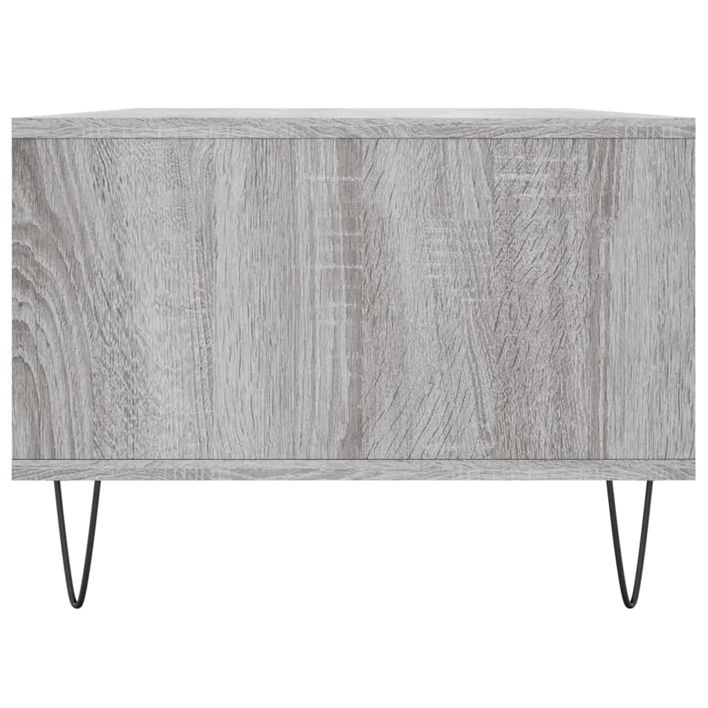 Tavolino Salotto Grigio Sonoma 90x50x36,5 cm Legno Multistrato | homemem39