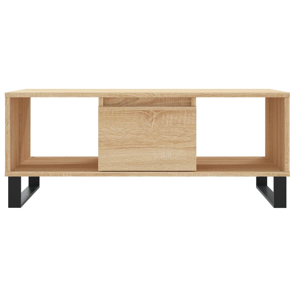 Tavolino Salotto Rovere Sonoma 90x50x36,5 cm Legno Multistrato | homemem39