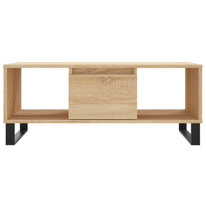 Tavolino Salotto Rovere Sonoma 90x50x36,5 cm Legno Multistrato | homemem39