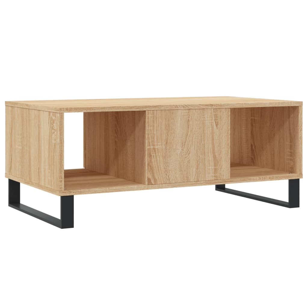 Tavolino Salotto Rovere Sonoma 90x50x36,5 cm Legno Multistrato | homemem39