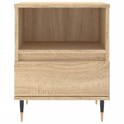 Comodino Rovere Sonoma 40x35x50 cm in Legno Multistrato