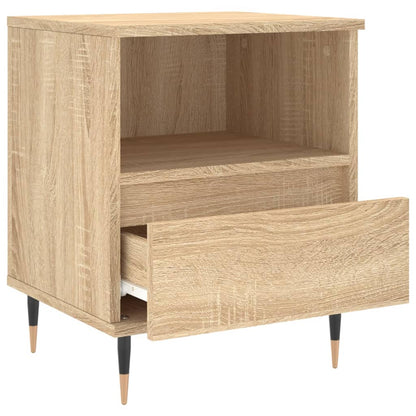 Comodino Rovere Sonoma 40x35x50 cm in Legno Multistrato