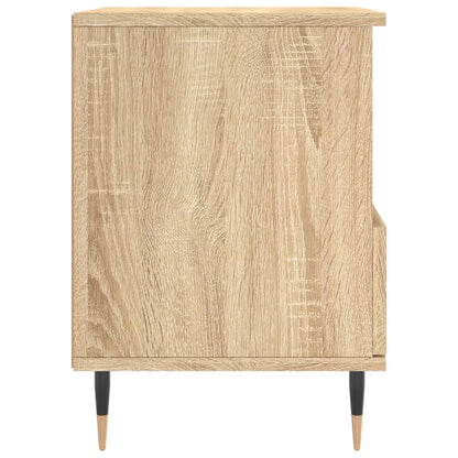 Comodino Rovere Sonoma 40x35x50 cm in Legno Multistrato