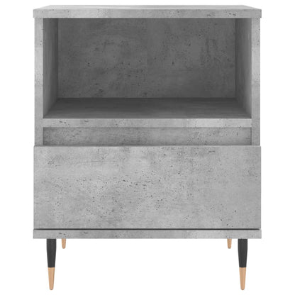 Comodini 2pz Grigio Cemento 40x35x50 cm in Legno Multistrato - homemem39