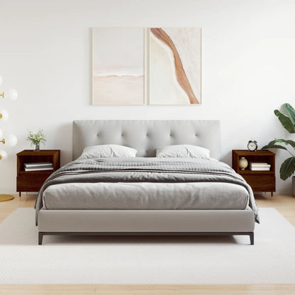 Comodini 2pz Rovere Marrone 40x35x50 cm in Legno Multistrato - homemem39