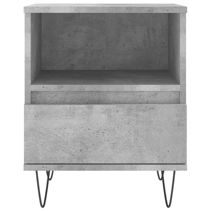 Comodini 2pz Grigio Cemento 40x35x50 cm in Legno Multistrato - homemem39
