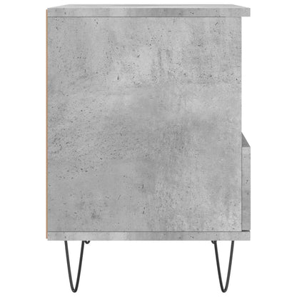 Comodini 2pz Grigio Cemento 40x35x50 cm in Legno Multistrato - homemem39