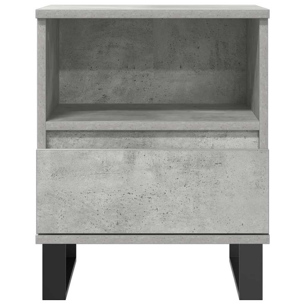 Comodini 2pz Grigio Cemento 40x35x50 cm in Legno Multistrato - homemem39