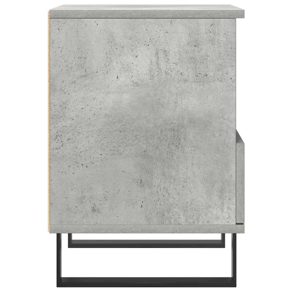 Comodini 2pz Grigio Cemento 40x35x50 cm in Legno Multistrato - homemem39