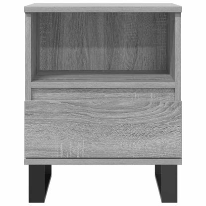 Comodino Grigio Sonoma 40x35x50 cm in Legno Multistrato | homemem39