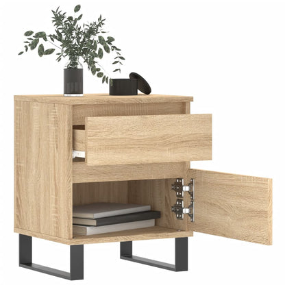 Comodino Rovere Sonoma 40x35x50 cm in Legno Multistrato
