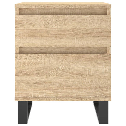 Comodino Rovere Sonoma 40x35x50 cm in Legno Multistrato