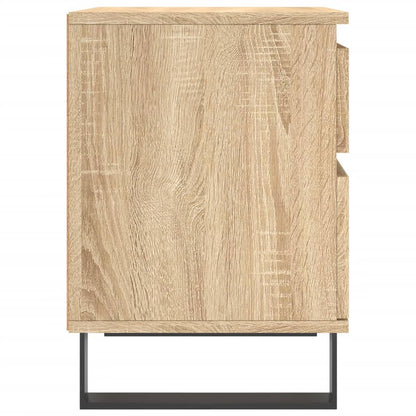 Comodino Rovere Sonoma 40x35x50 cm in Legno Multistrato