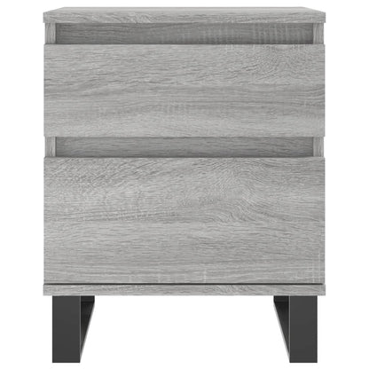 Comodino Grigio Sonoma 40x35x50 cm in Legno Multistrato - homemem39