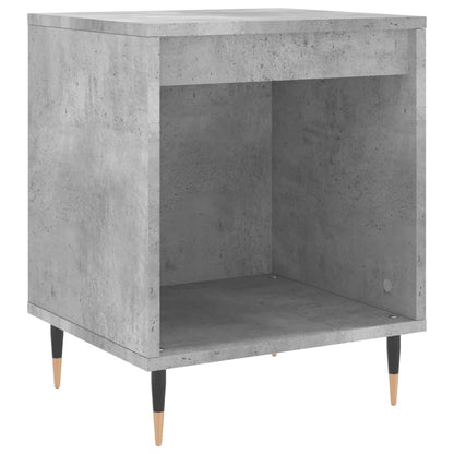 Comodino Grigio Cemento 40x35x50 cm in Legno Multistrato - homemem39