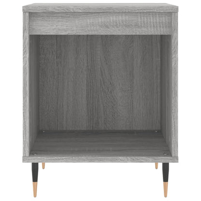 Comodini 2pz Grigio Sonoma 40x35x50 cm in Legno Multistrato | homemem39