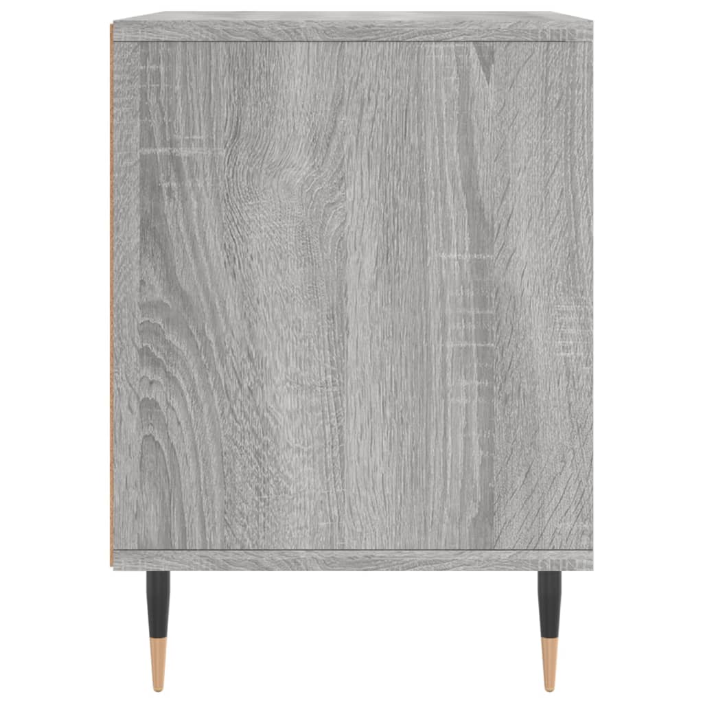 Comodini 2pz Grigio Sonoma 40x35x50 cm in Legno Multistrato | homemem39