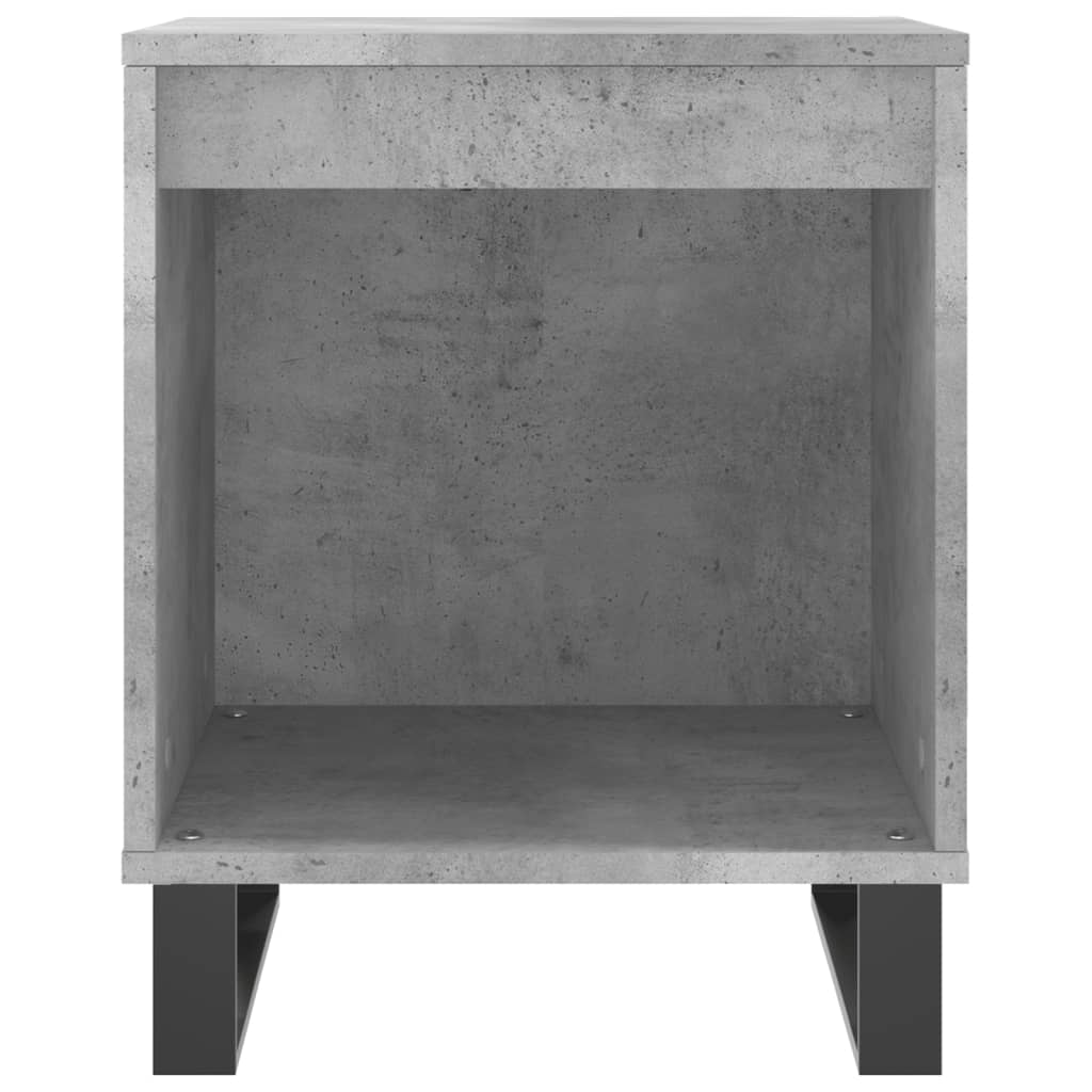 Comodini 2pz Grigio Cemento 40x35x50 cm in Legno Multistrato - homemem39