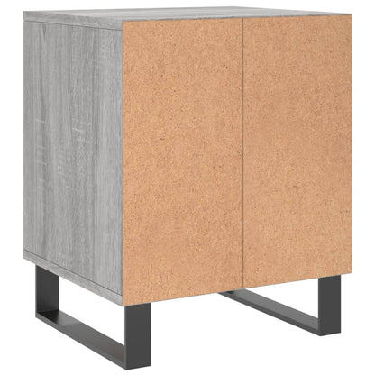 Comodini 2pz Grigio Sonoma 40x35x50 cm in Legno Multistrato - homemem39