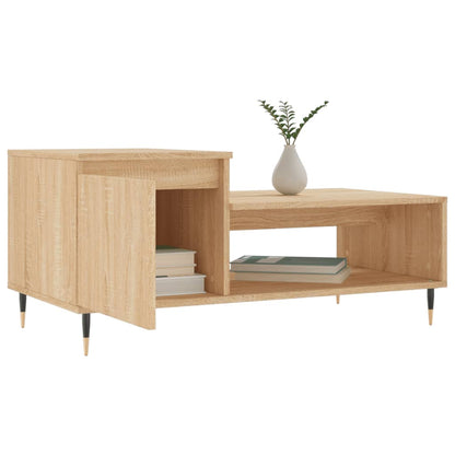 Tavolino da Salotto Rovere Sonoma 100x50x45cm Legno Multistrato | homemem39