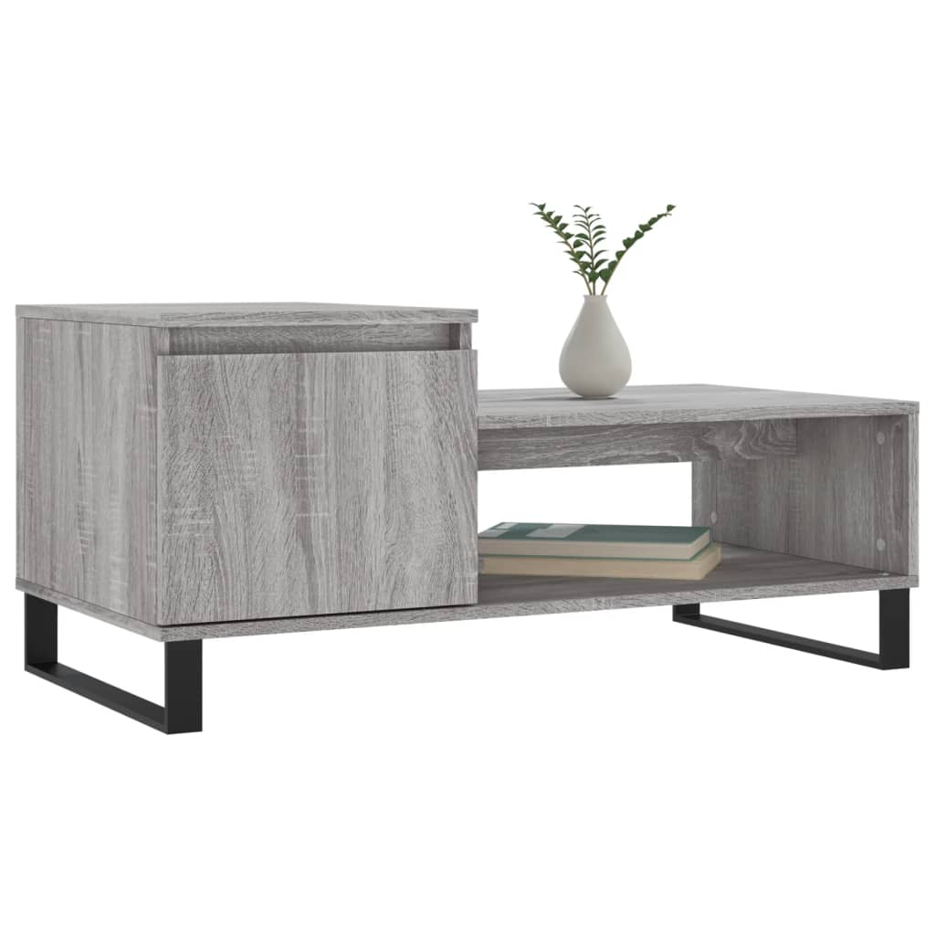 Tavolino da Salotto grigio sonoma 100x50x45cm Legno Multistrato | homemem39