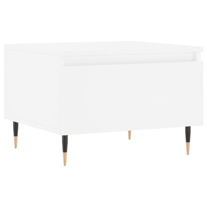 Tavolini da Salotto 2pz Bianchi 50x46x35cm in Legno Multistrato | homemem39