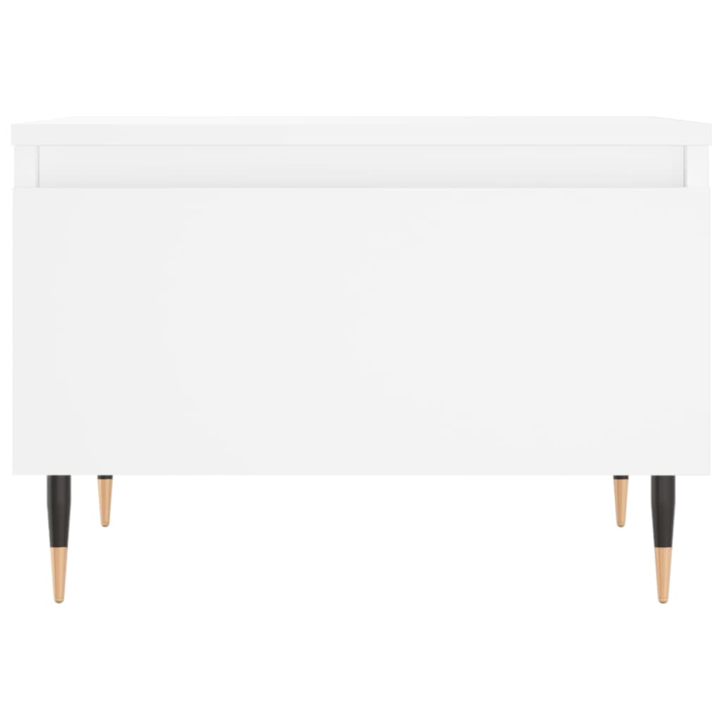 Tavolini da Salotto 2pz Bianchi 50x46x35cm in Legno Multistrato | homemem39