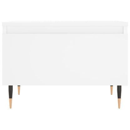 Tavolini da Salotto 2pz Bianchi 50x46x35cm in Legno Multistrato | homemem39