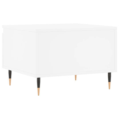 Tavolini da Salotto 2pz Bianchi 50x46x35cm in Legno Multistrato | homemem39