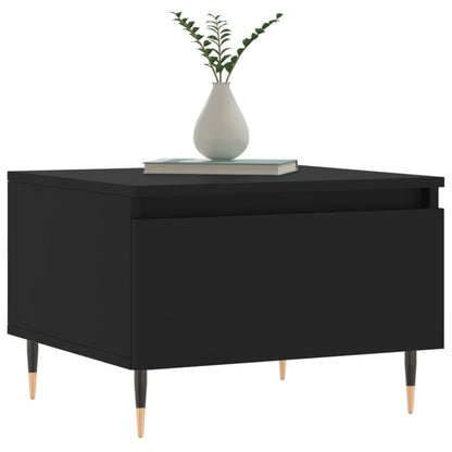 Tavolini da Salotto 2pz Neri 50x46x35 cm in Legno Multistrato | homemem39