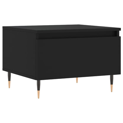Tavolini da Salotto 2pz Neri 50x46x35 cm in Legno Multistrato | homemem39