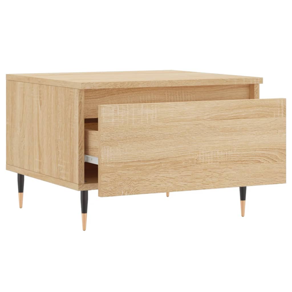 Tavolini Salotto 2pz Rovere Sonoma 50x46x35cm Legno Multistrato | homemem39