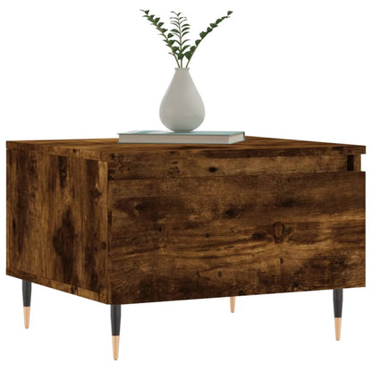 Tavolini Salotto 2pz Rovere Fumo 50x46x35 cm Legno Multistrato | homemem39