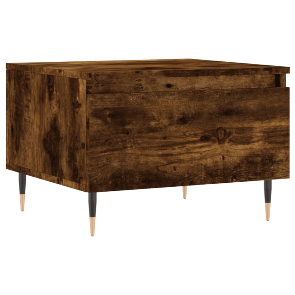 Tavolini Salotto 2pz Rovere Fumo 50x46x35 cm Legno Multistrato | homemem39