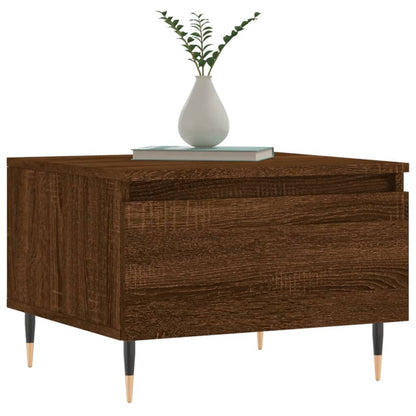 Tavolini Salotto 2pz Rovere Marrone 50x46x35 Legno Multistrato | homemem39