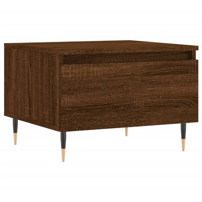 Tavolini Salotto 2pz Rovere Marrone 50x46x35 Legno Multistrato | homemem39