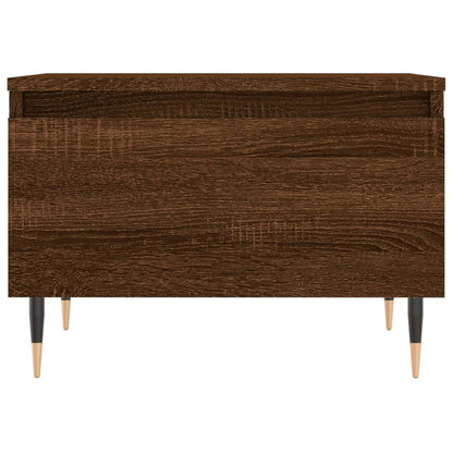 Tavolini Salotto 2pz Rovere Marrone 50x46x35 Legno Multistrato | homemem39