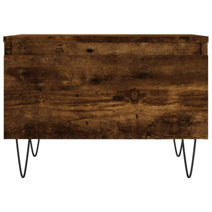 Tavolini Salotto 2pz Rovere Fumo 50x46x35 cm Legno Multistrato | homemem39