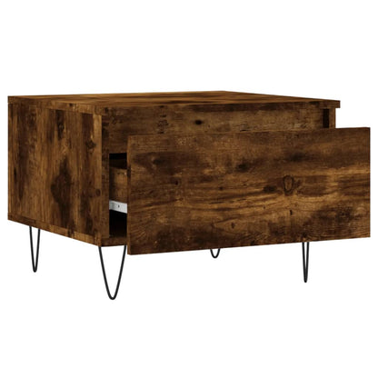 Tavolini Salotto 2pz Rovere Fumo 50x46x35 cm Legno Multistrato | homemem39