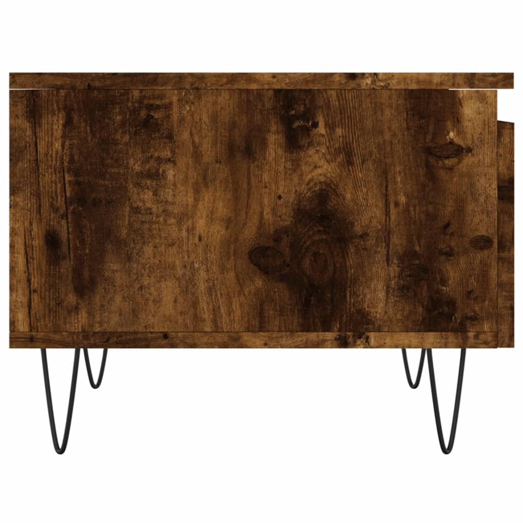 Tavolini Salotto 2pz Rovere Fumo 50x46x35 cm Legno Multistrato | homemem39