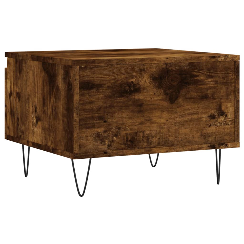 Tavolini Salotto 2pz Rovere Fumo 50x46x35 cm Legno Multistrato | homemem39