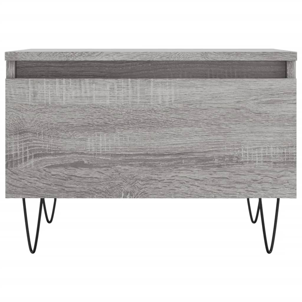 Tavolini Salotto 2pz Grigio Sonoma 50x46x35cm Legno Multistrato | homemem39