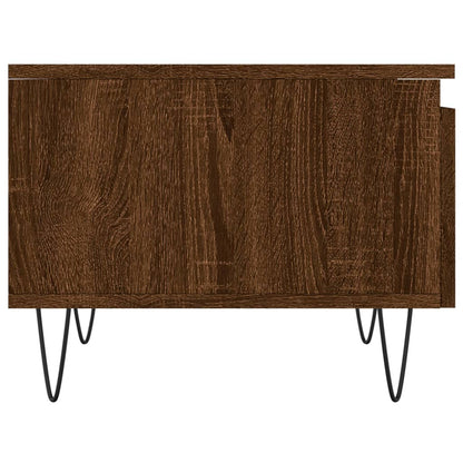 Tavolini Salotto 2pz Rovere Marrone 50x46x35 Legno Multistrato | homemem39