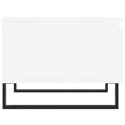 Tavolini da Salotto 2pz Bianchi 50x46x35cm in Legno Multistrato | homemem39