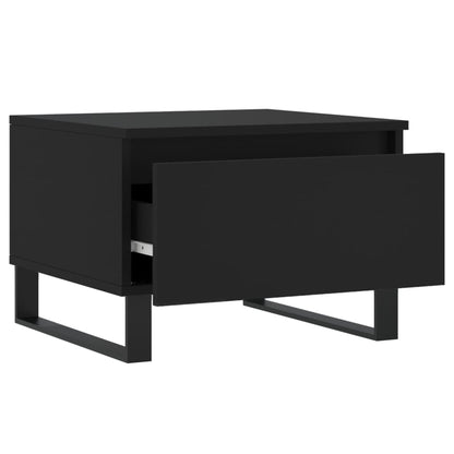 Tavolini da Salotto 2pz Neri 50x46x35 cm in Legno Multistrato | homemem39
