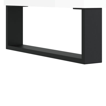 Tavolini Salotto 2pz Bianco Lucido 50x46x35cm Legno Multistrato | homemem39
