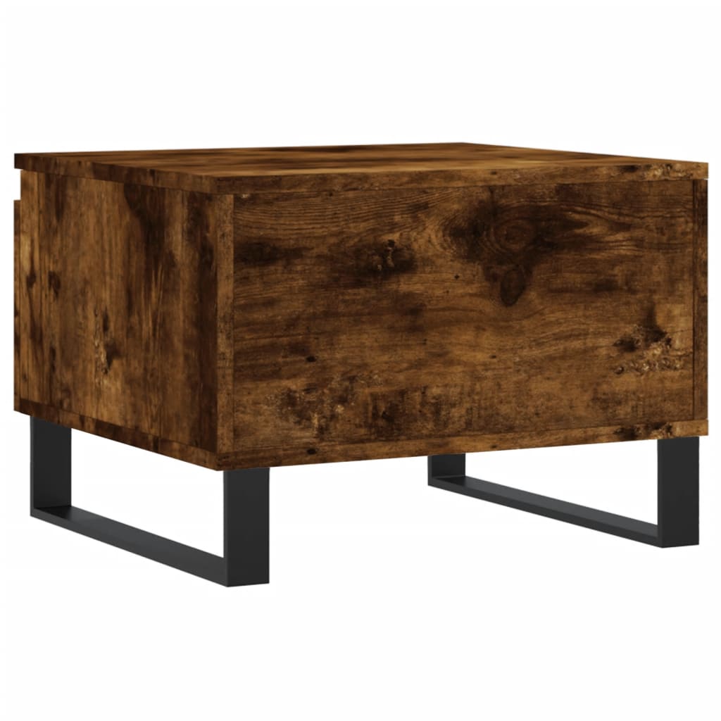 Tavolini Salotto 2pz Rovere Fumo 50x46x35 cm Legno Multistrato | homemem39